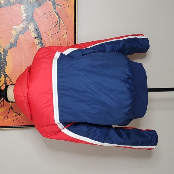 Vintage Red White and Blue Alpine Designs Goose Down Winston Parka - Picture 3 of 8